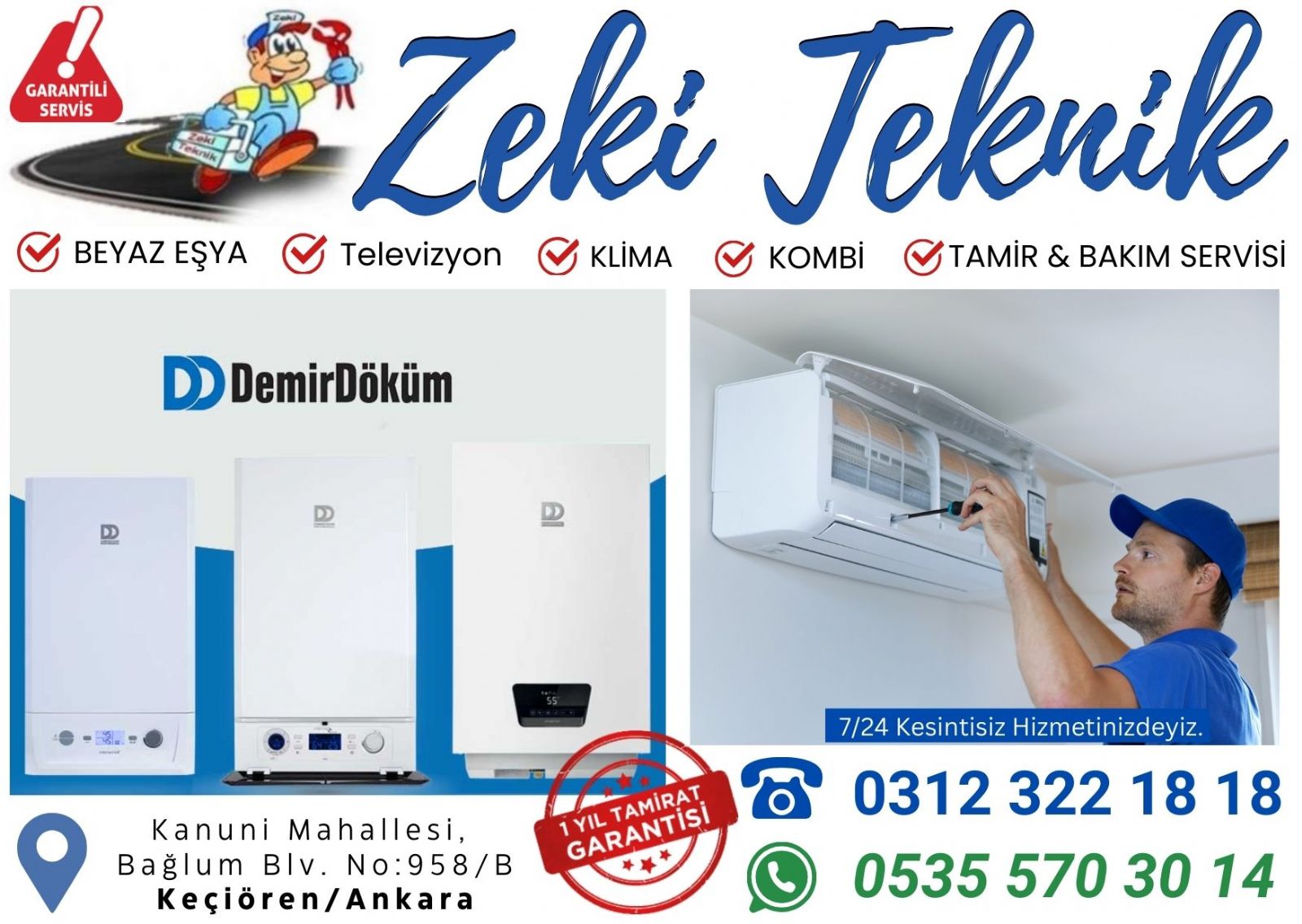 Bağlum Demirdöküm Servisi